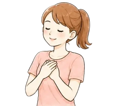 ダイエットに成功して喜んでいる女性のアイコン
